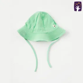 LDX Jersey Green Sun Hat with Tie Band 4880 A