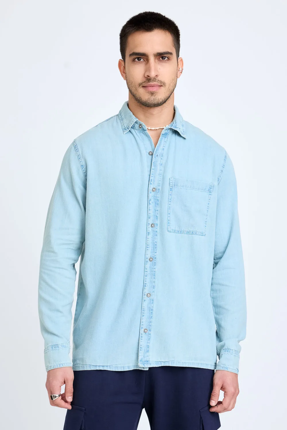 Light Blue Men's Shirt