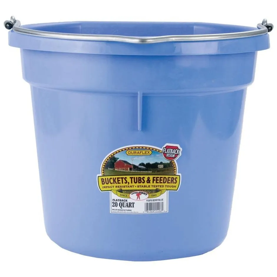 Little Giant 20 Quart Flat Back Bucket