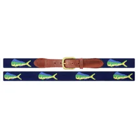 Mahi Mahi Needlepoint Belt