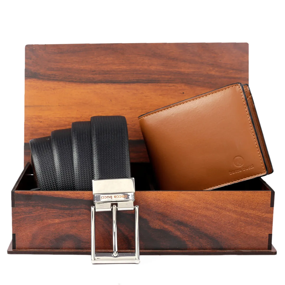 Men's Reversible Classic Dress belt with Italian smooth Genuine leather & Soft RFID Blocking Genuine Leather Wallet for Men