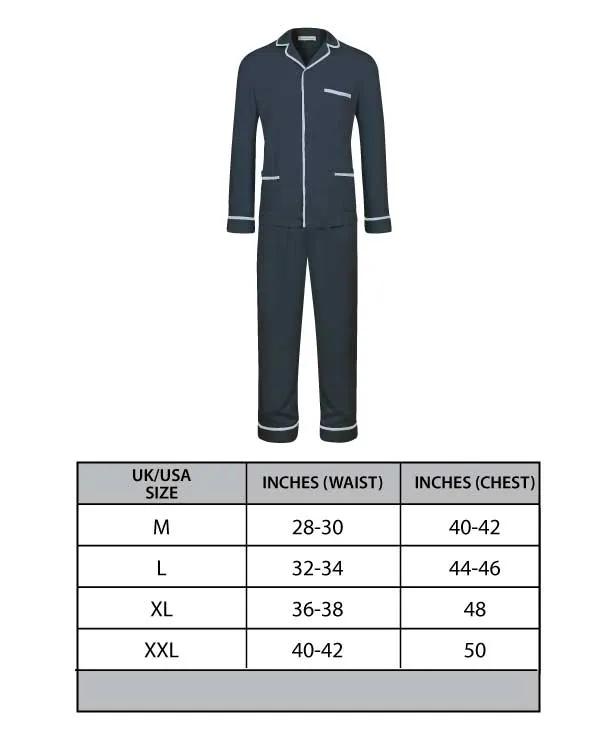 Men's Satin Pajamas - Poseiden