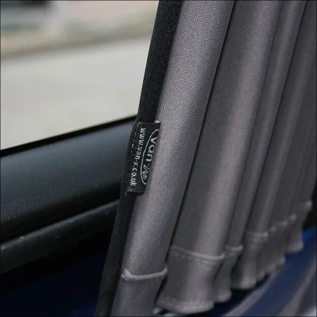 Mercedes Vito MK2 Bare-Metal Window Curtains Eco-Line - Black