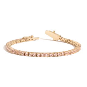 Morganite Tennis Bracelet