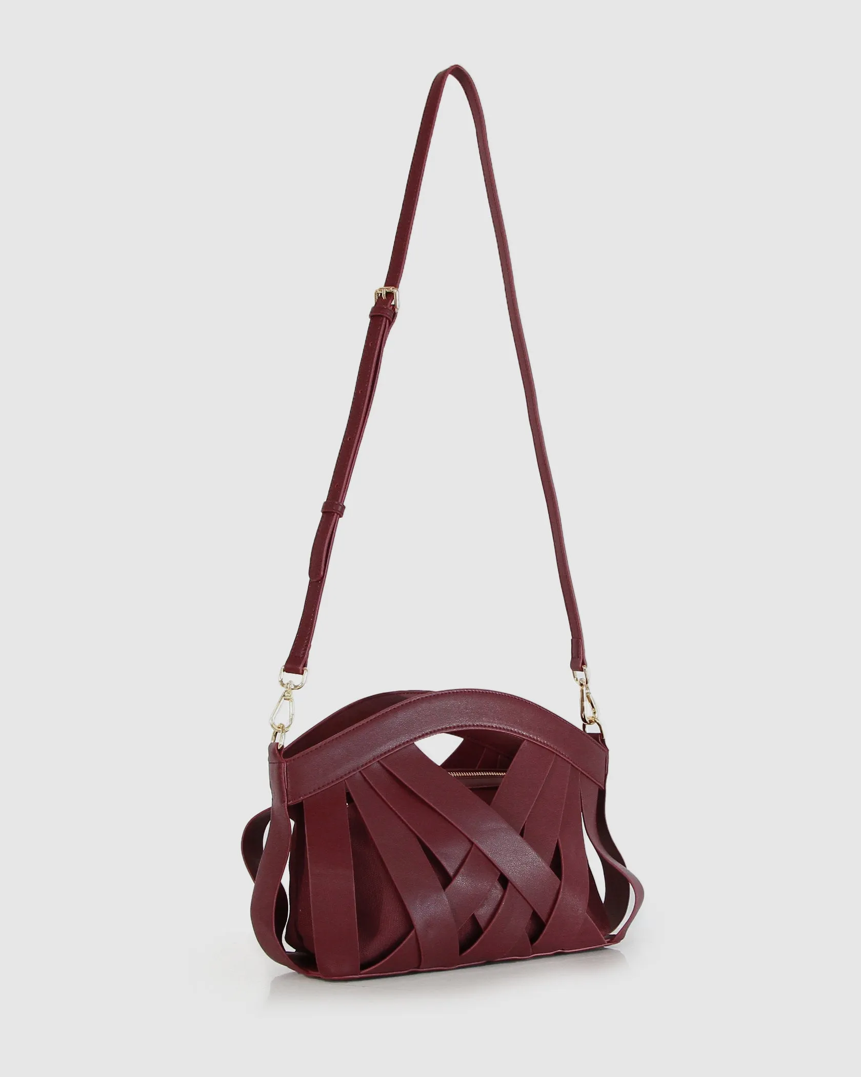 One More Night Crossbody Bag - Burgundy