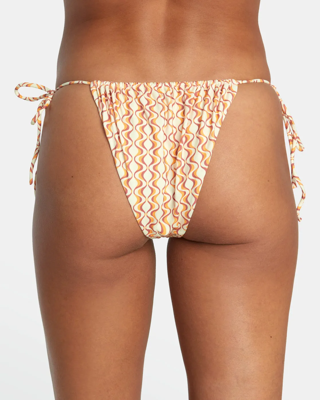 Optics Slide Tie Medium French Bikini Bottoms - Afterglow