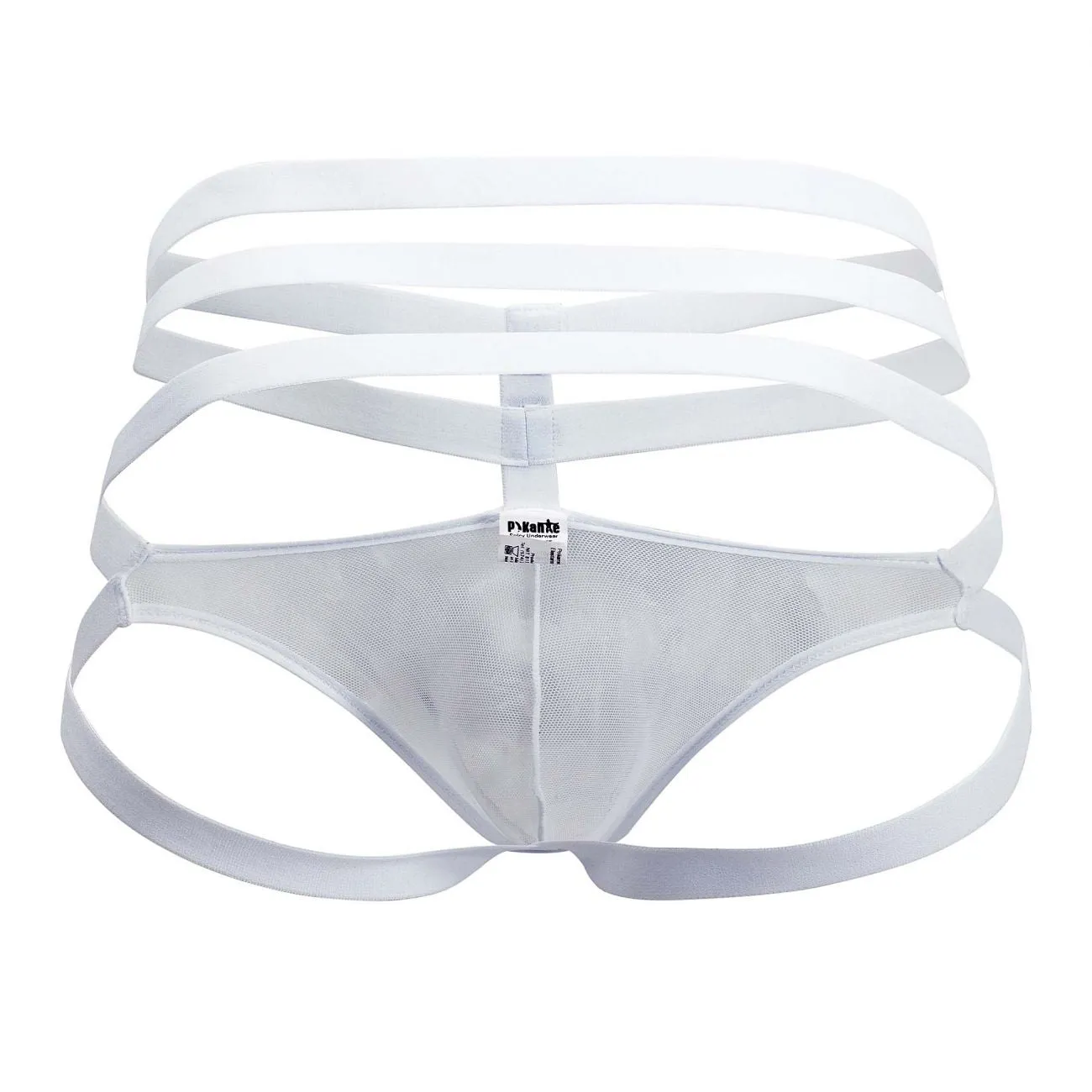 Pikante 0207 Partner Mesh Jockstrap White