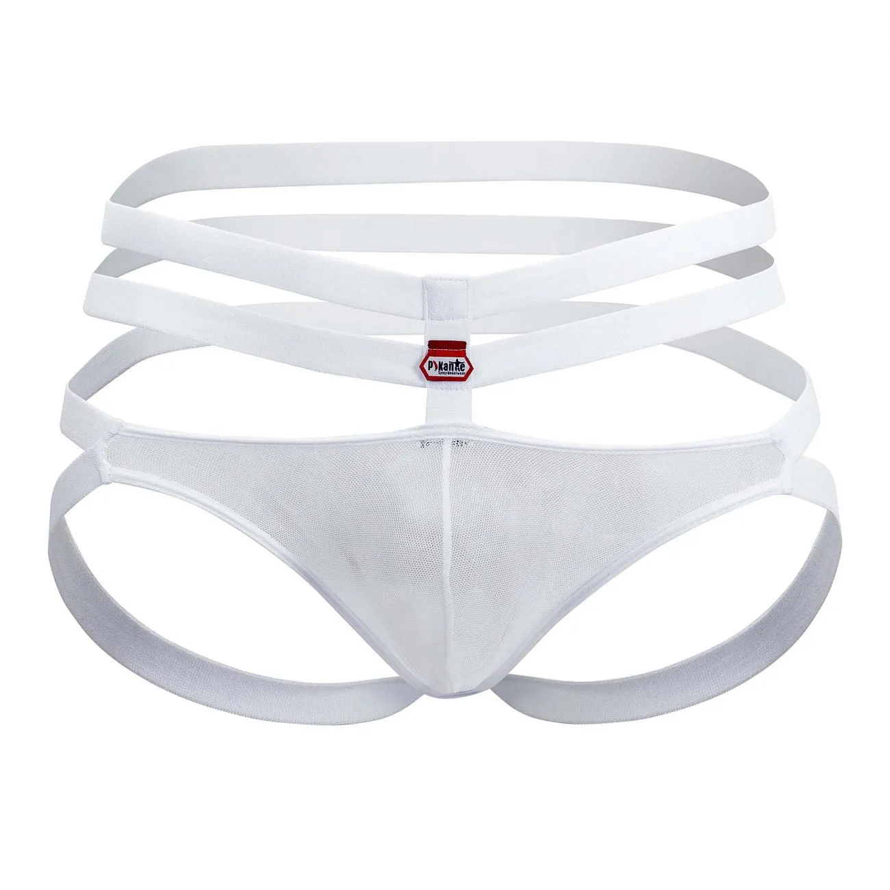 Pikante 0207 Partner Mesh Jockstrap White