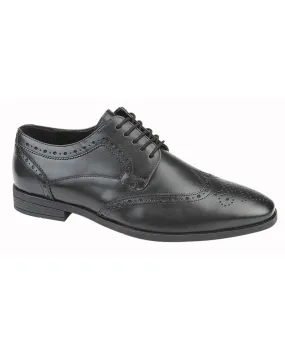 Roamers Mens 5 Eyelet Brogue Gibson Shoes