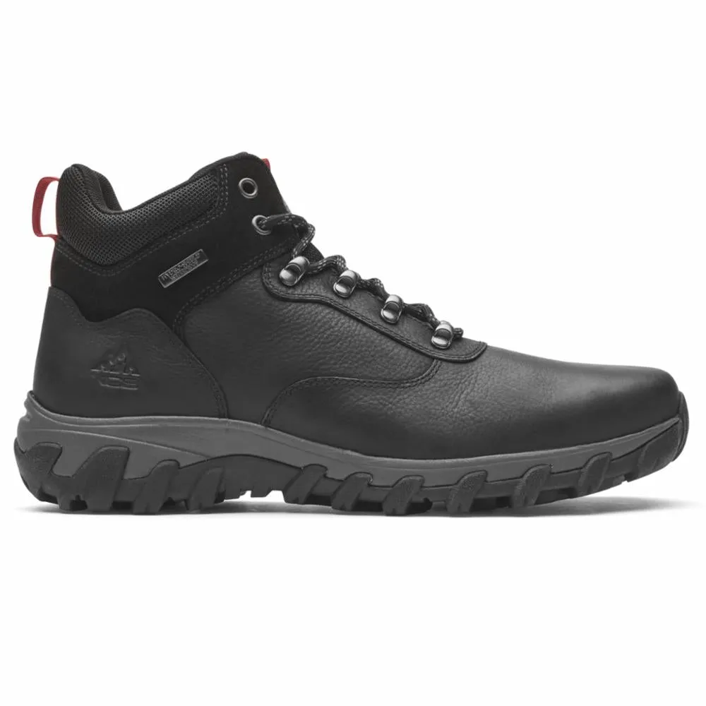 Rockport Men COLD SPRINGS PLUS BOOT II BLACK LEA/SDE WP