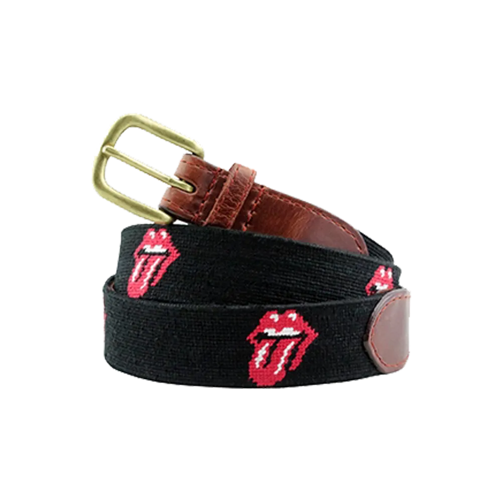 Rolling Stones Needlepoint Belt