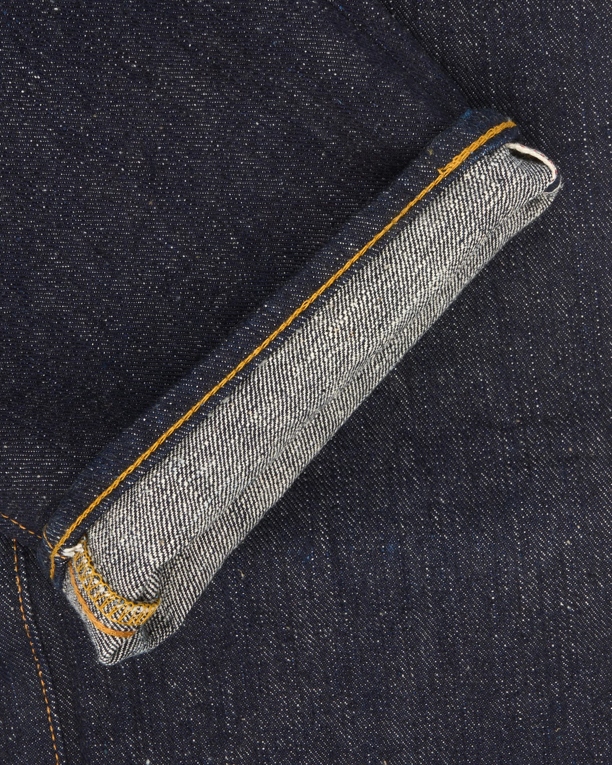 Samurai Jeans S526XX17ozL-25th Sasaki Kojiro Model 17oz Regular Straight Selvedge Jeans - Indigo Onewash