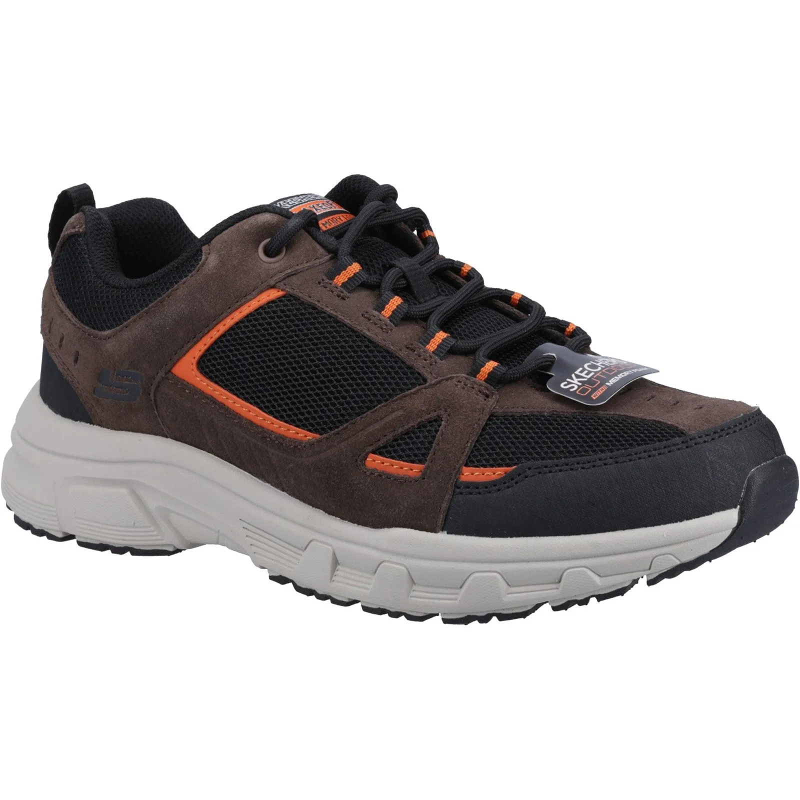 Skechers Mens Oak Canyon Duelist Trainers - Chocolate