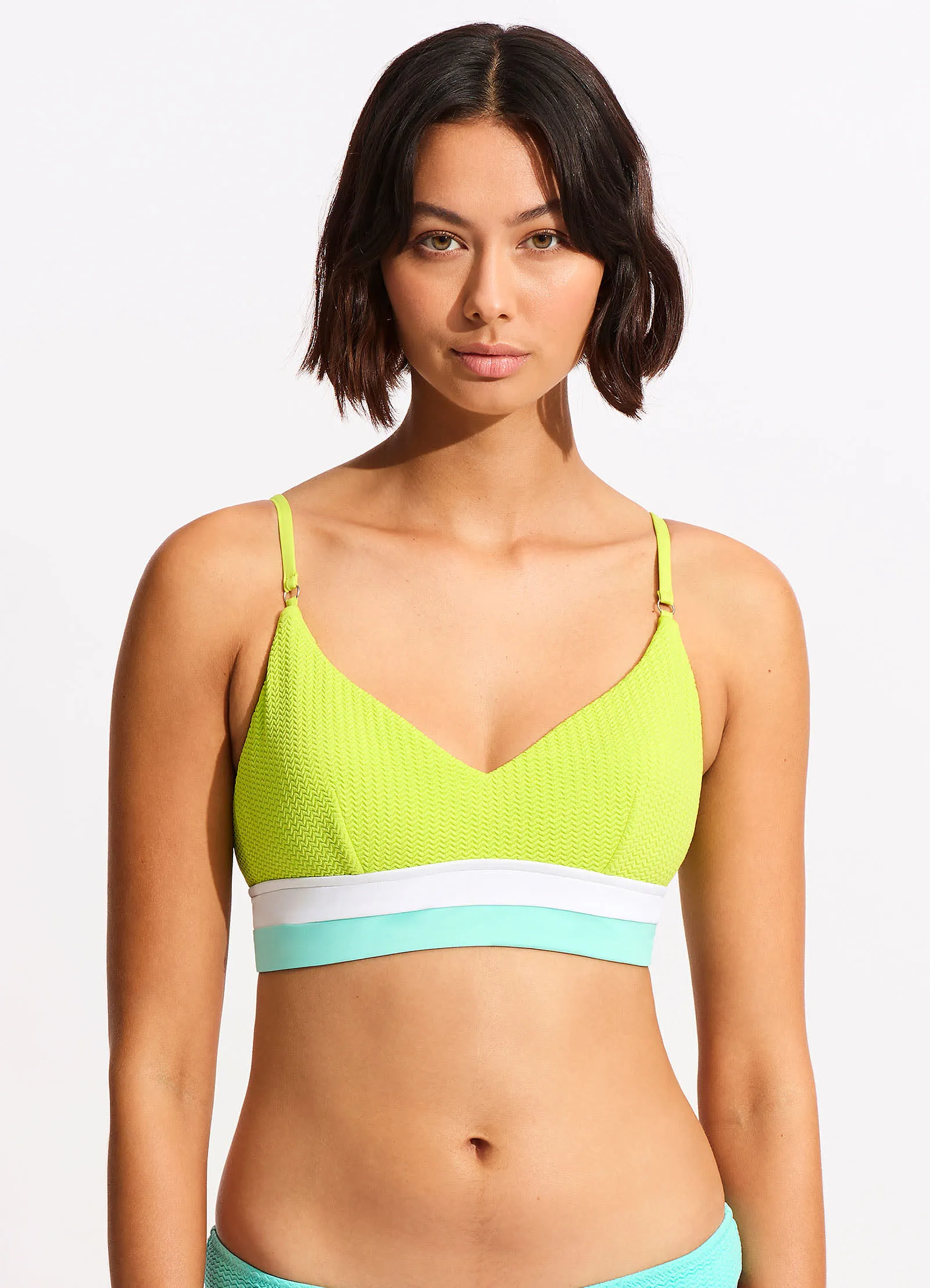 Slice Of Splice Bralette - Lime Burst