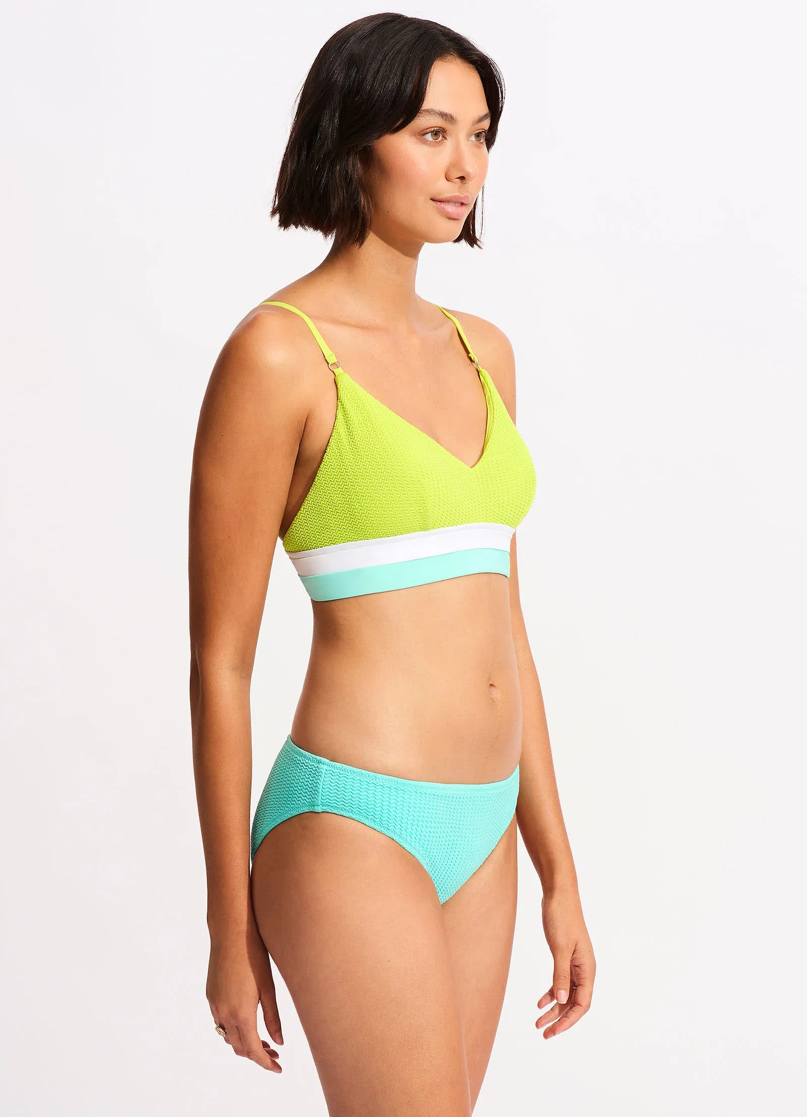 Slice Of Splice Bralette - Lime Burst