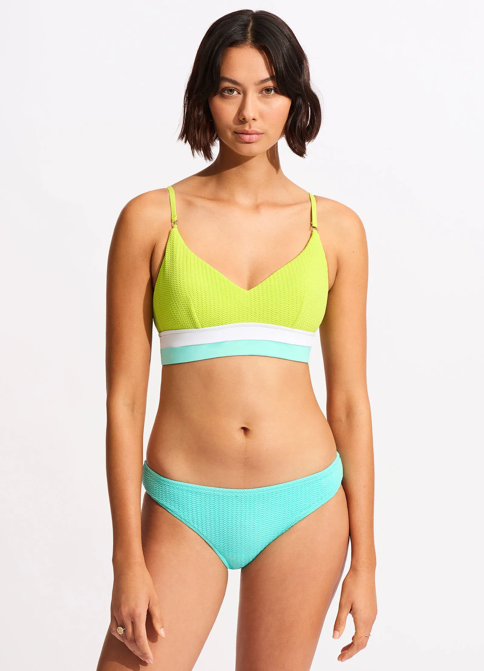 Slice Of Splice Bralette - Lime Burst