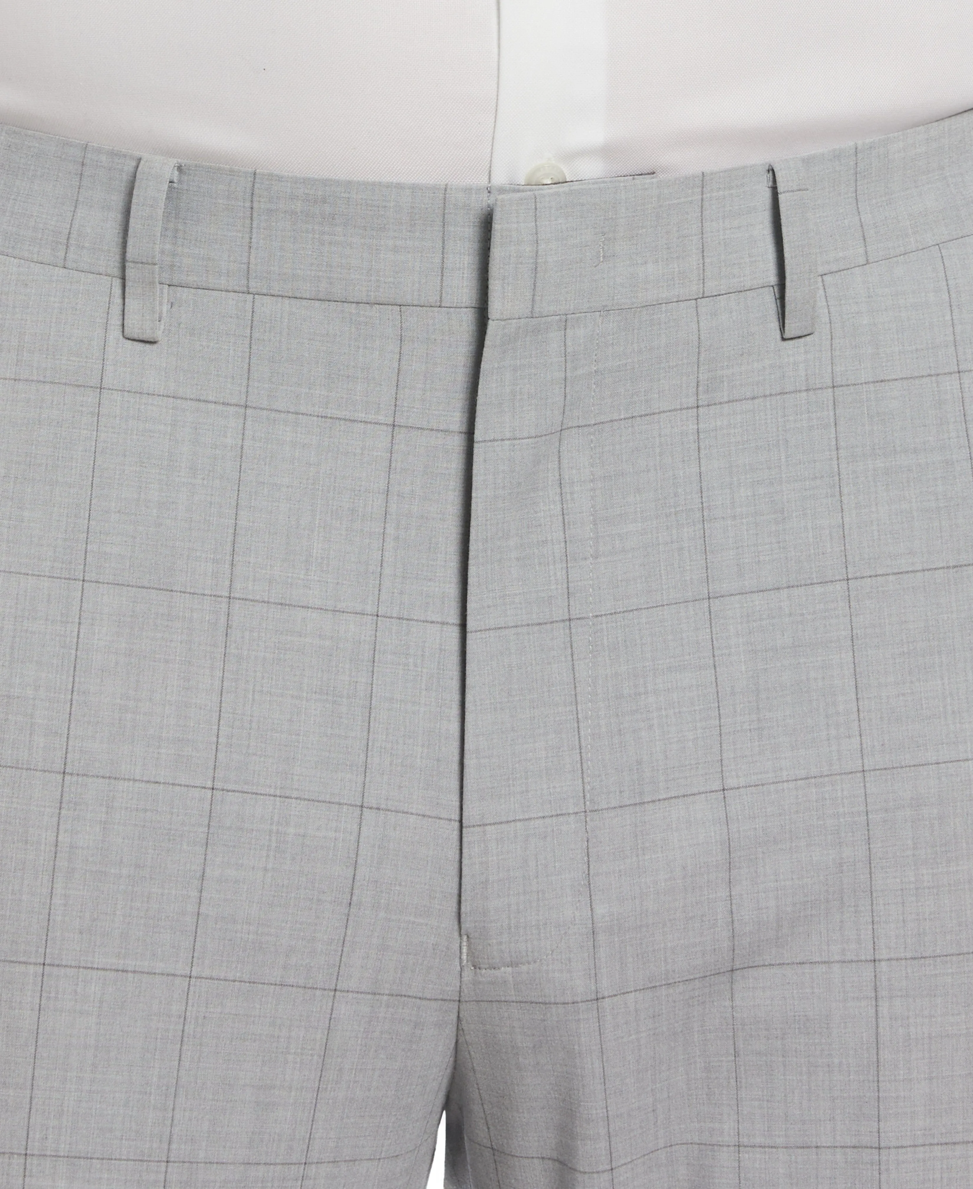 Slim Fit Checkered Suit Pant