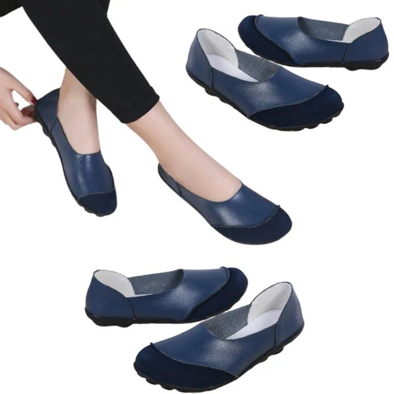 Soft Leather Women's Flats for Bunion