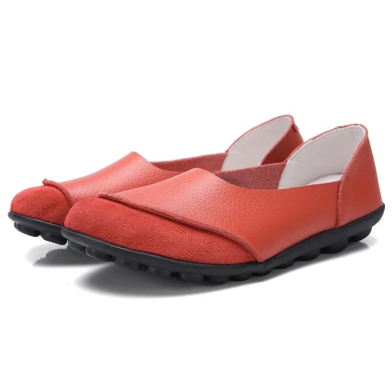 Soft Leather Women's Flats for Bunion