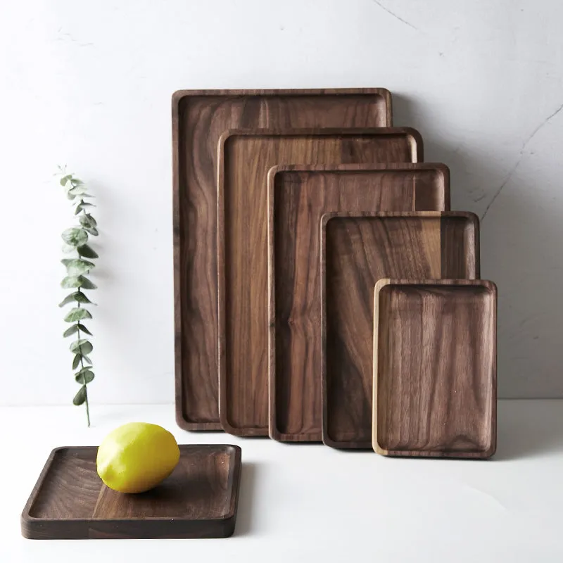 Solid Wood Walnut Tray