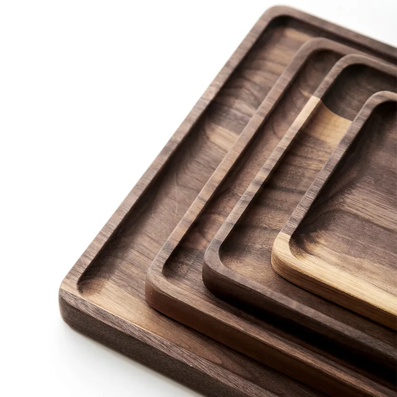 Solid Wood Walnut Tray