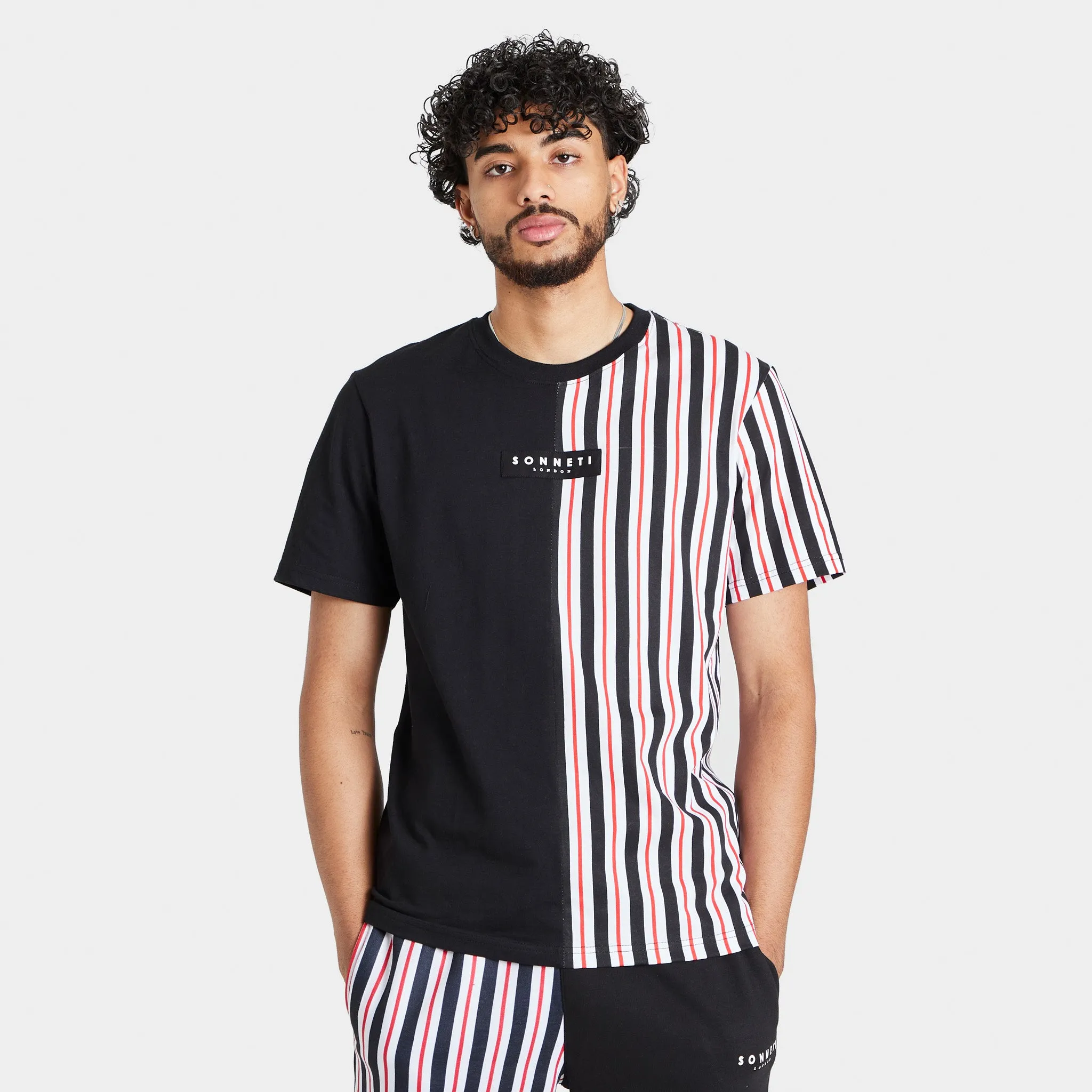 Sonneti London Splice T-shirt / Jet Black