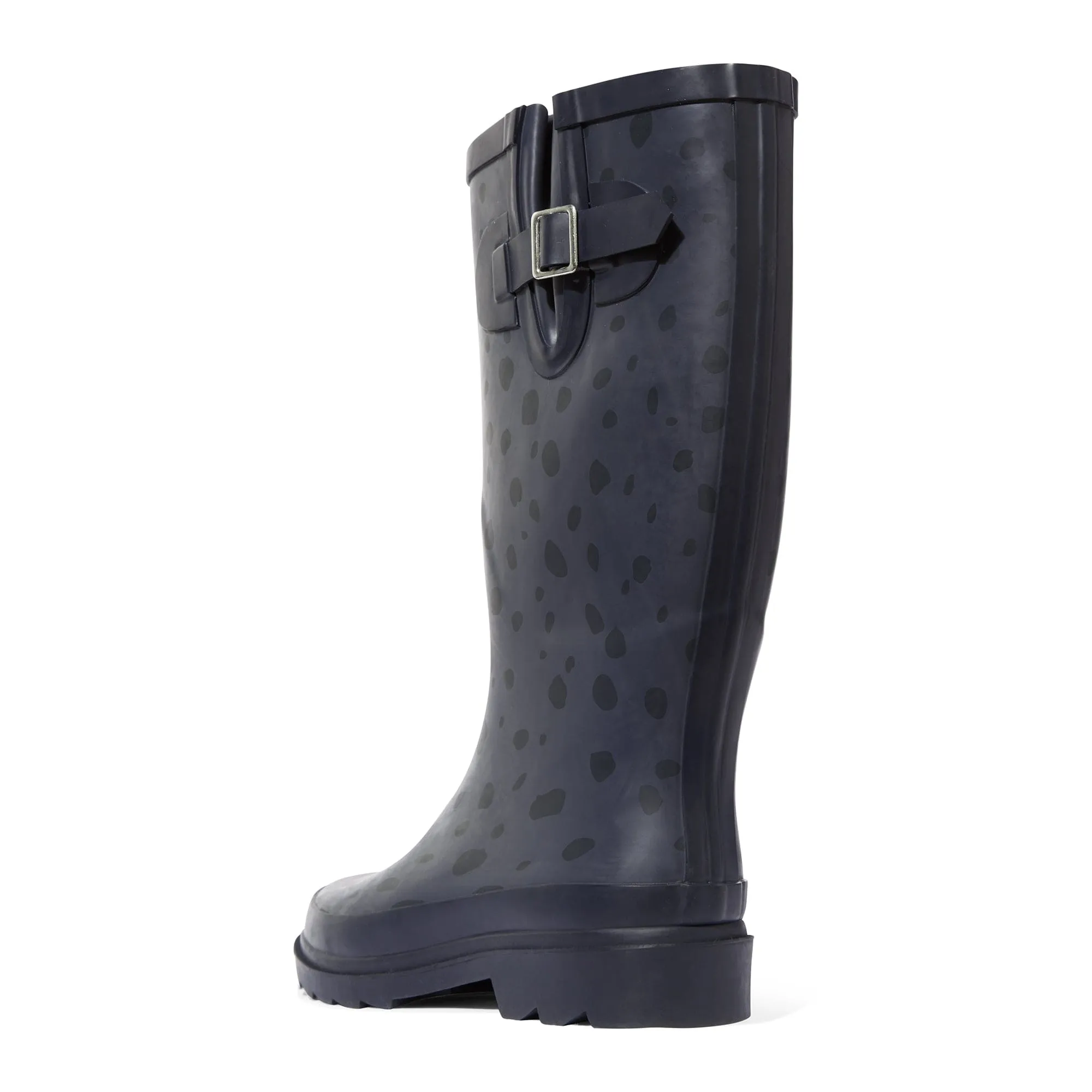 Splash Womens Wellies - Washed Blue Dalmation