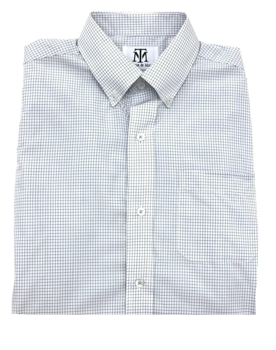 Taylor & Mick Performance Check Button Down