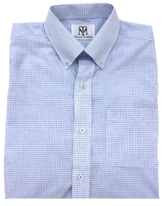 Taylor & Mick Performance Check Button Down