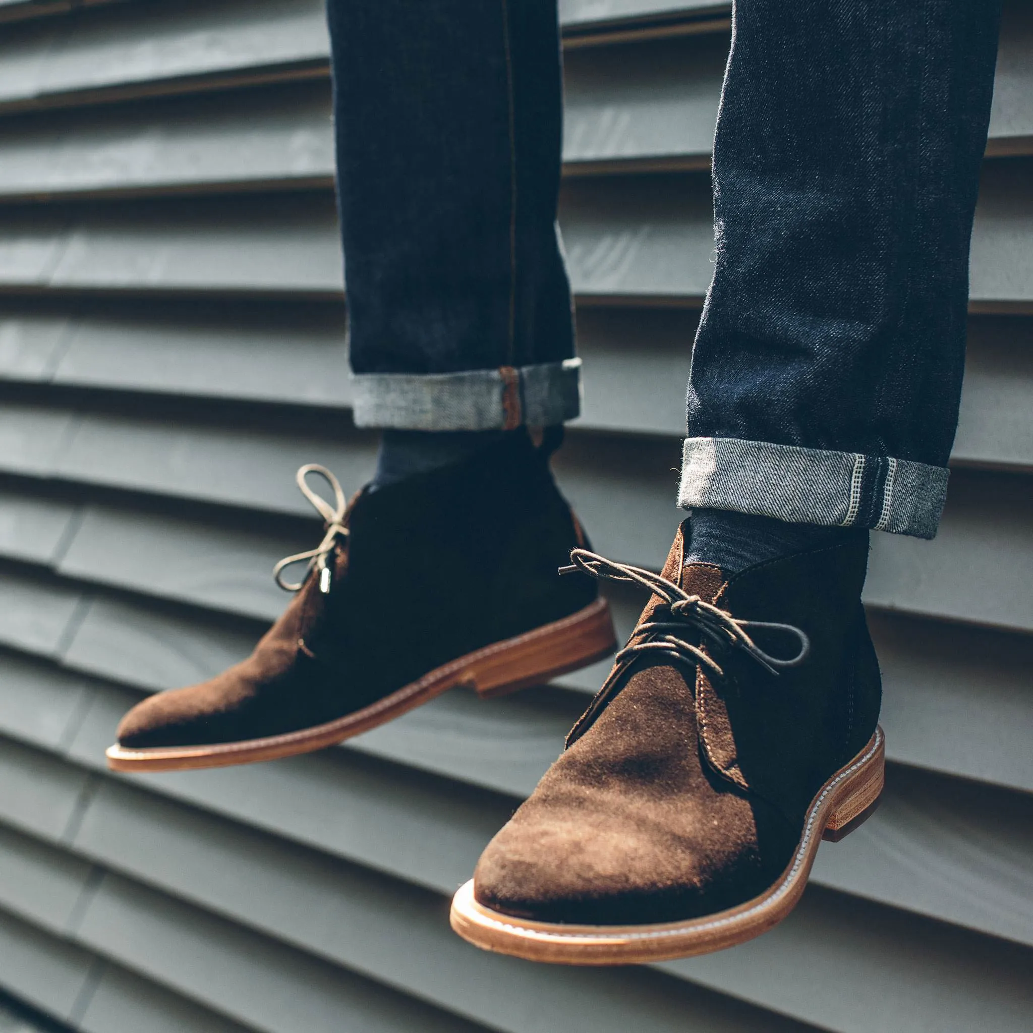 The Chukka in Weatherproof Chocolate Suede