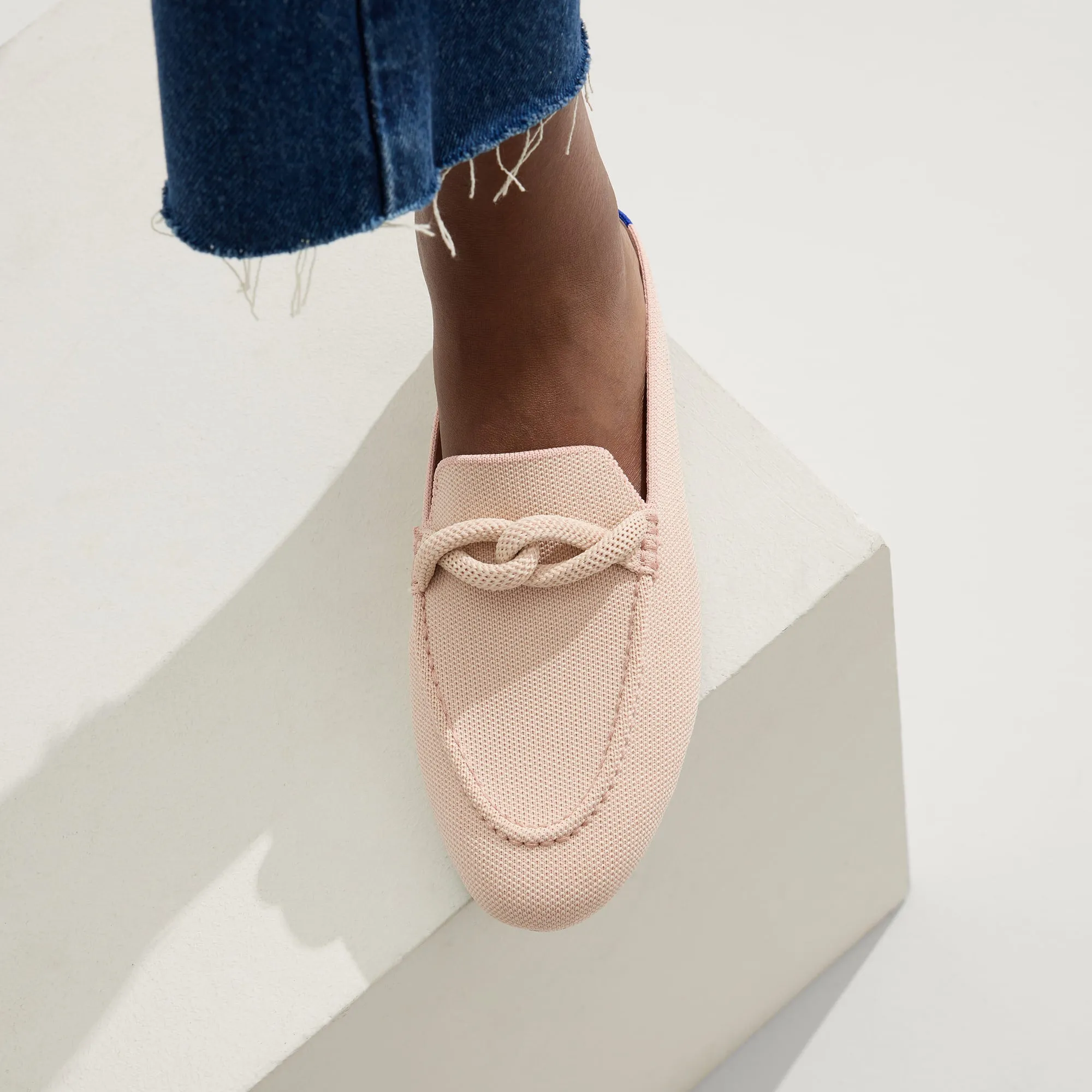 The Loafer Mule - Blush Pink