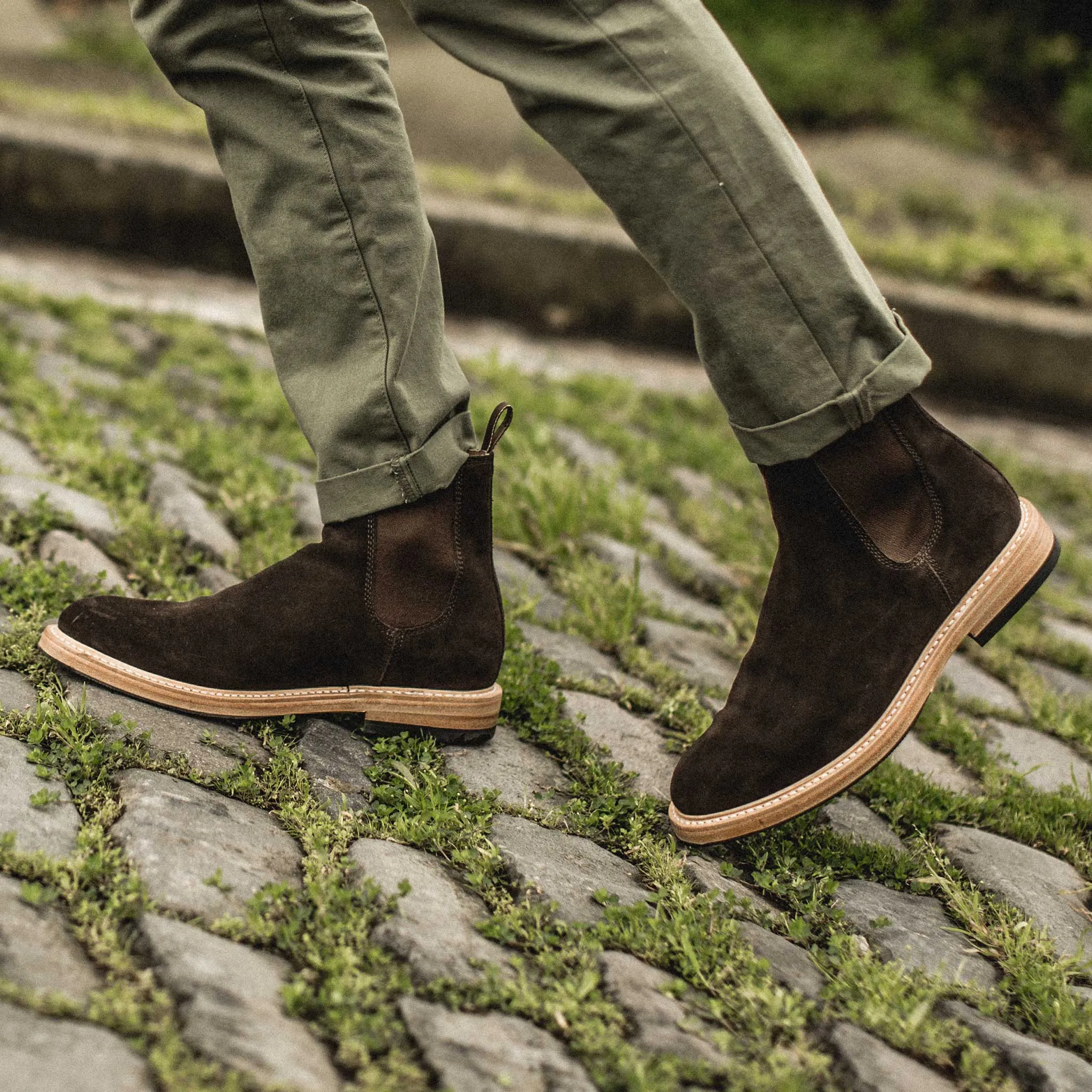 The Ranch Boot in Weatherproof Chocolate Suede