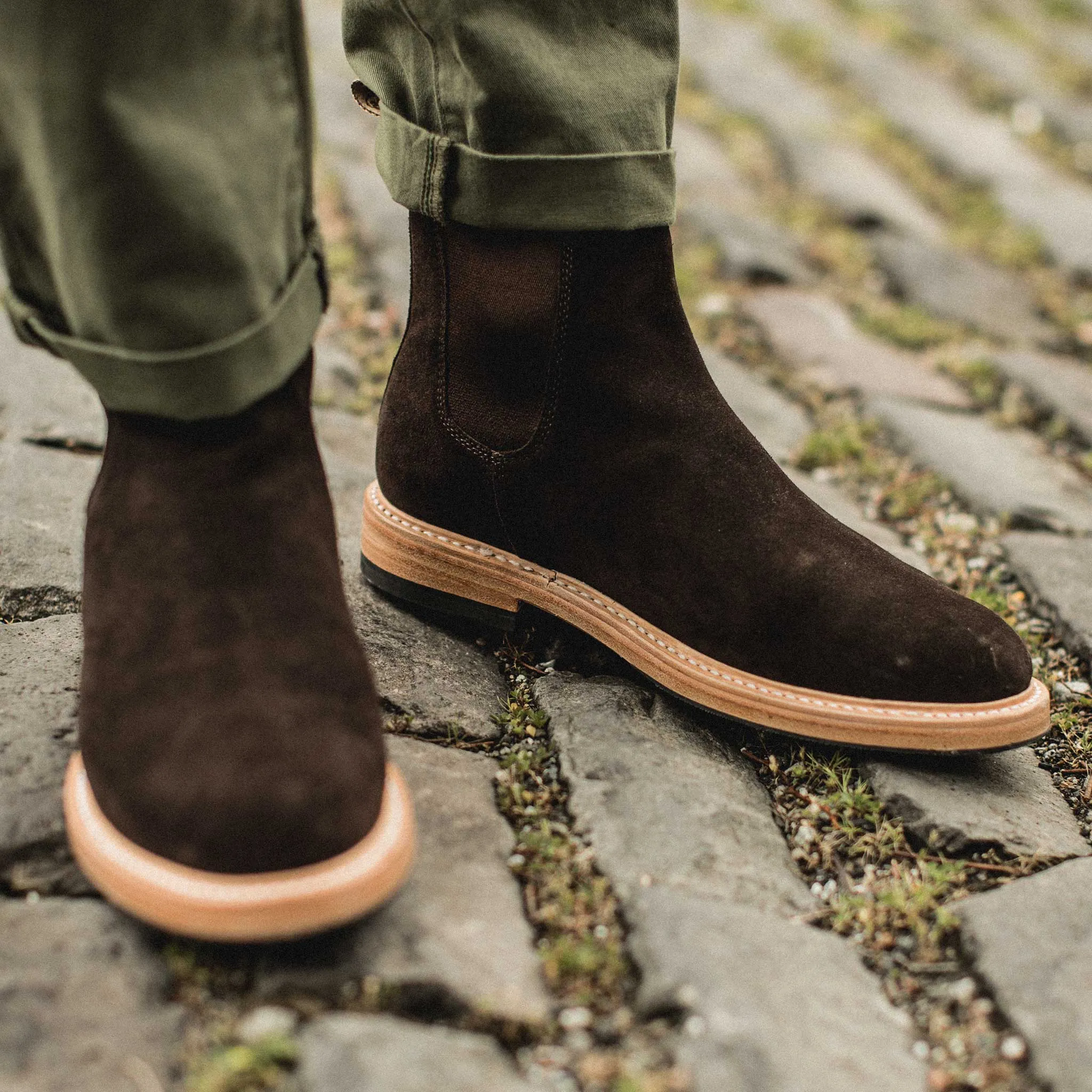 The Ranch Boot in Weatherproof Chocolate Suede