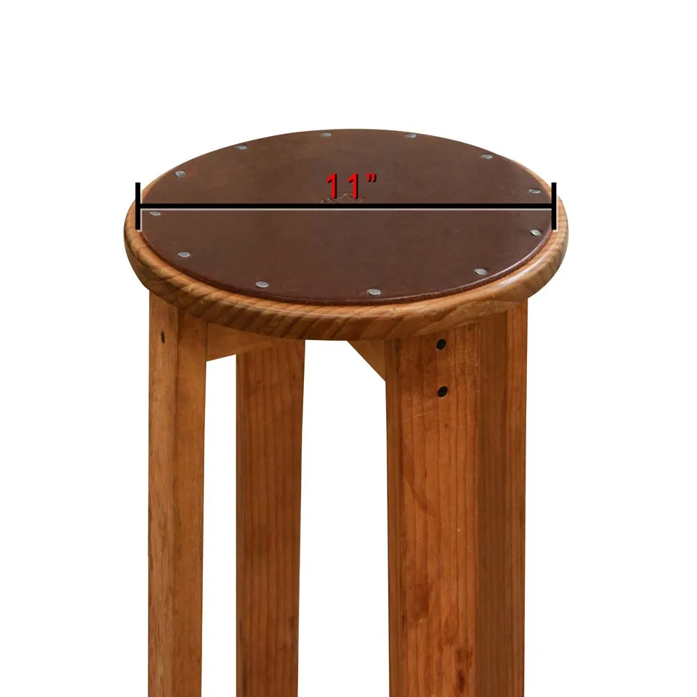 Thick Leather Bar Stool Cover