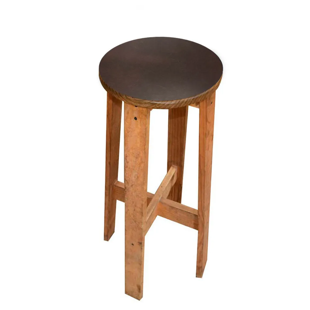 Thick Leather Bar Stool Cover