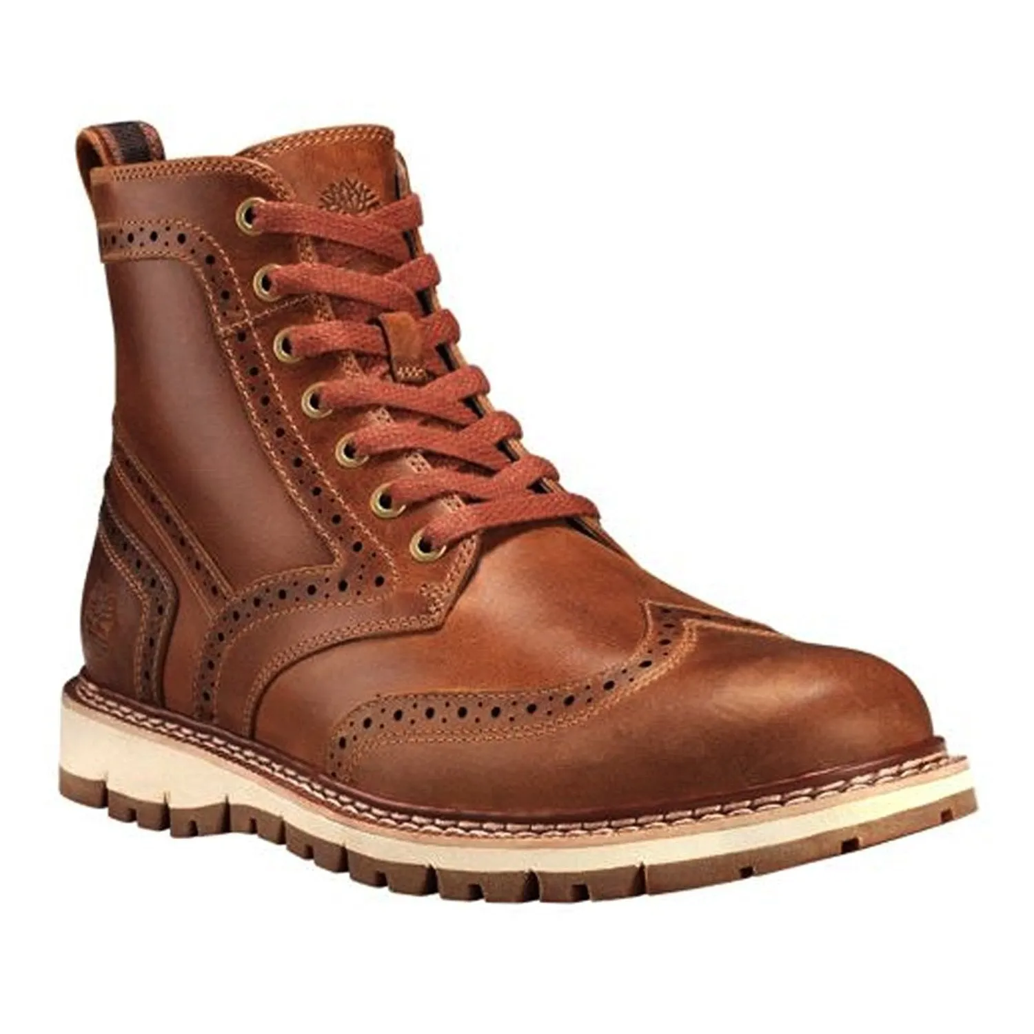 Timberland Men's Britton Hill Brogue Boot Medium Brown