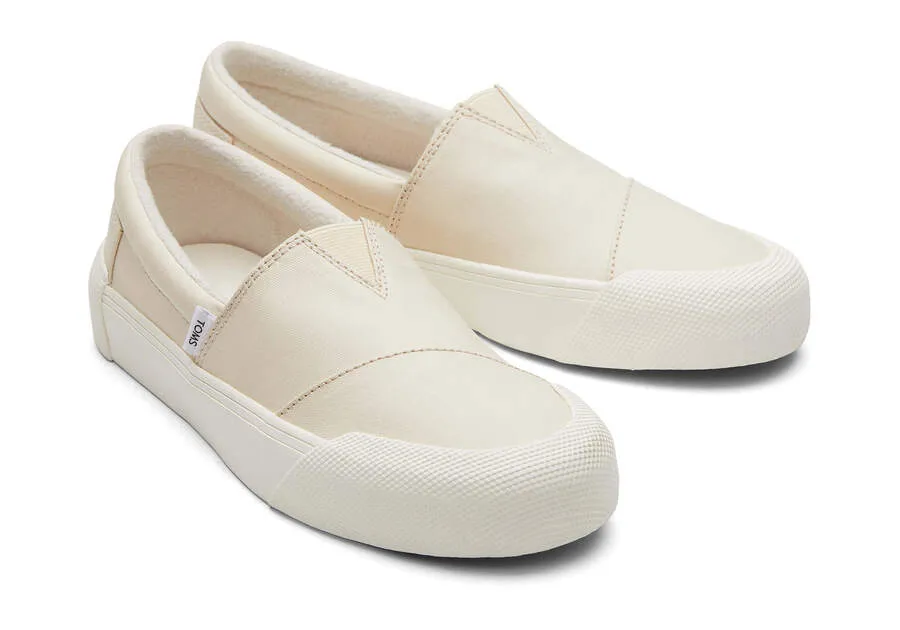 TOMS Womens Alpargata Fenix Slip On Trainers - Beige Matte