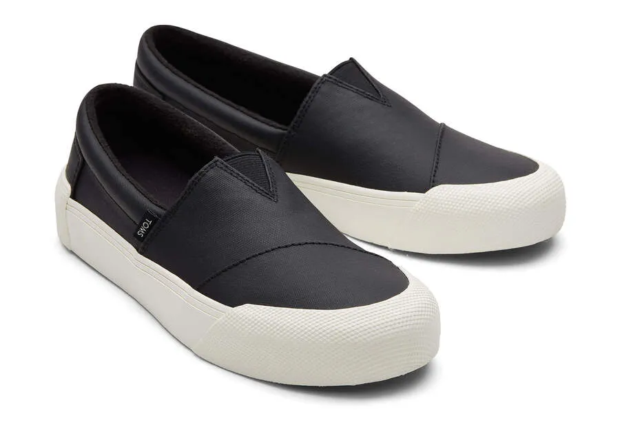 TOMS Womens Alpargata Fenix Slip On Trainers - Black Matte