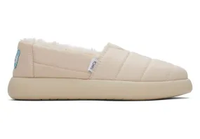 TOMS Womens Mallow Alpargata Repreve Espadrille - Beige Matte