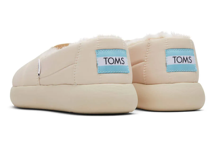 TOMS Womens Mallow Alpargata Repreve Espadrille - Beige Matte