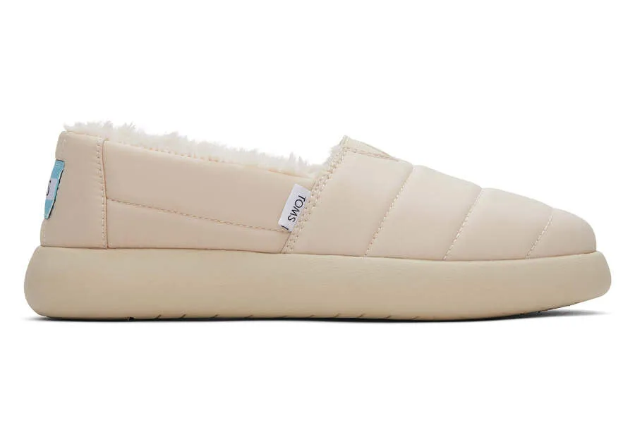 TOMS Womens Mallow Alpargata Repreve Espadrille - Beige Matte