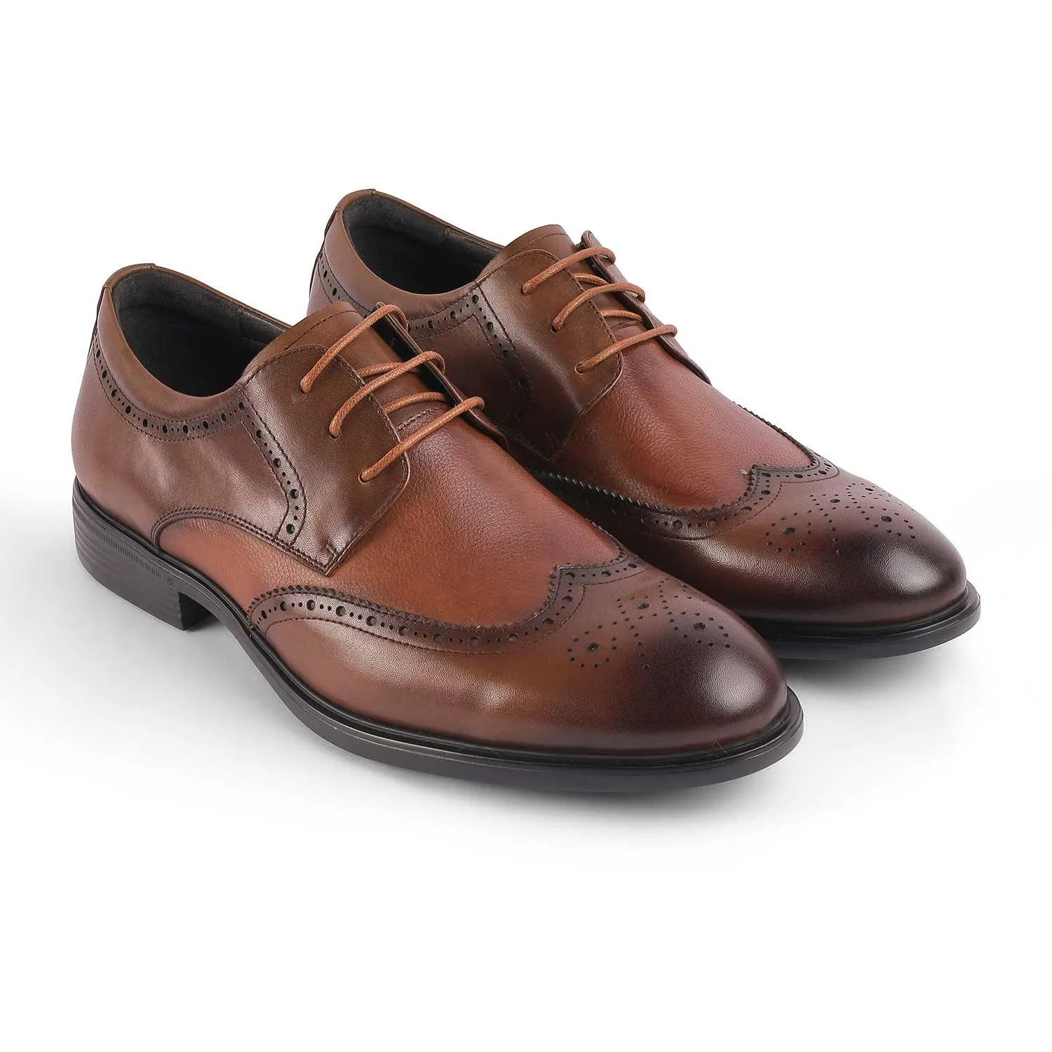 Tresmode St.James Brown Men's Oxford Brogue Lace Ups