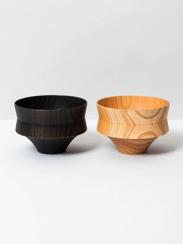 Tsumugi Wooden Bowl - Kine, Natural