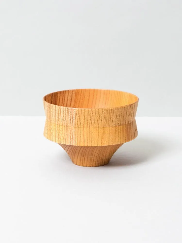 Tsumugi Wooden Bowl - Kine, Natural