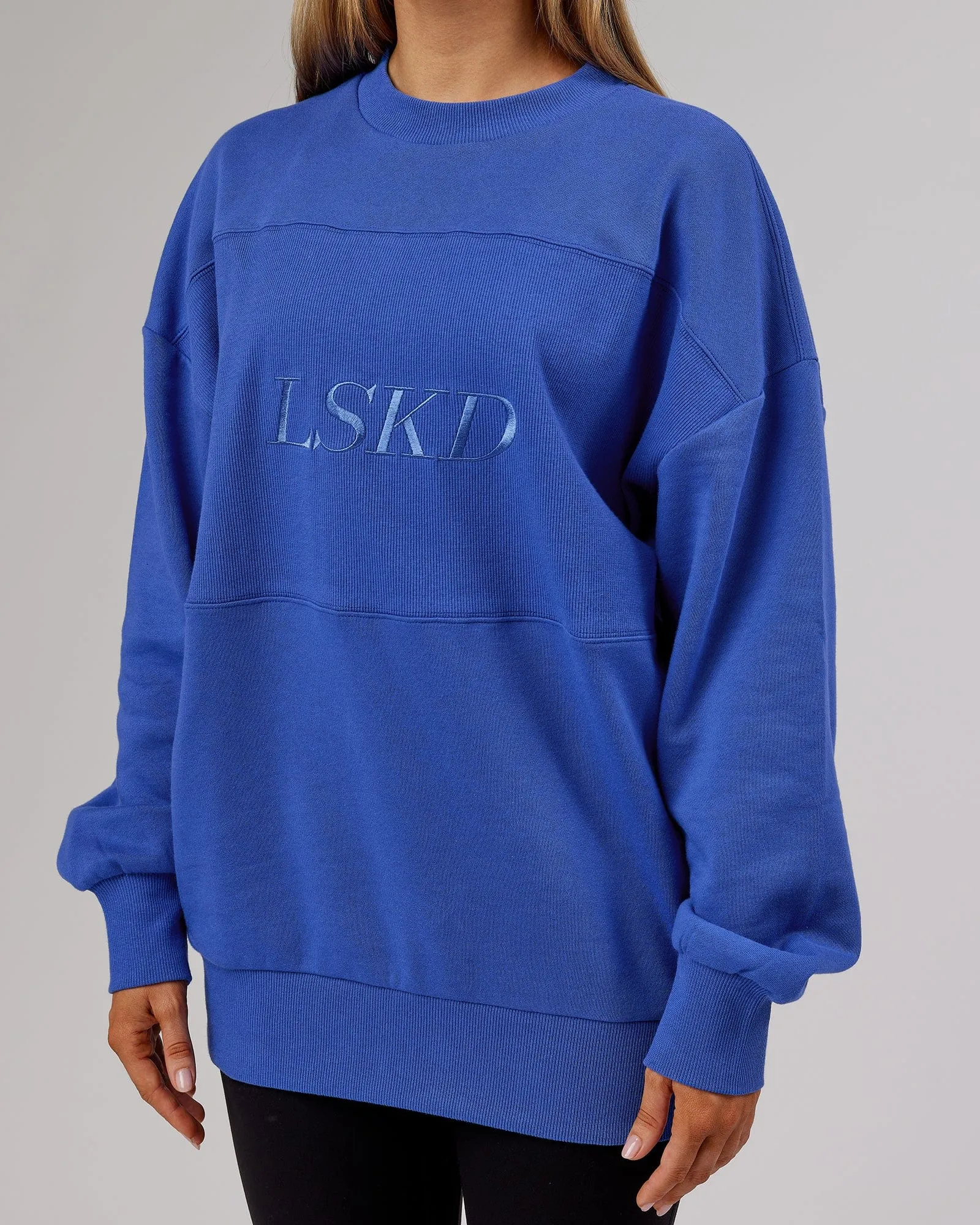 Unisex Off Duty Sweater Oversize - Power-Cobalt