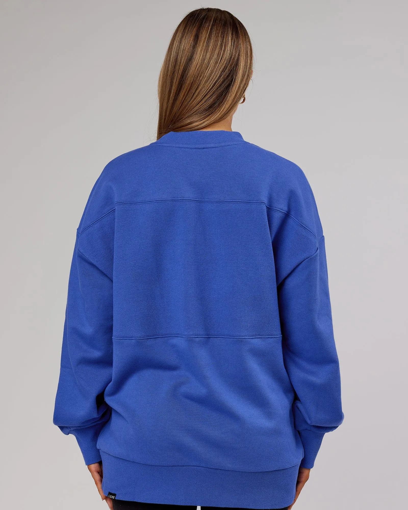 Unisex Off Duty Sweater Oversize - Power-Cobalt