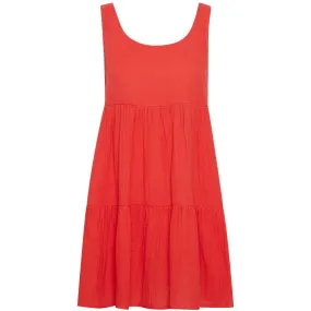 Vestiti casual Donna Ichi - Iafoxa Beach Dr - Rosso