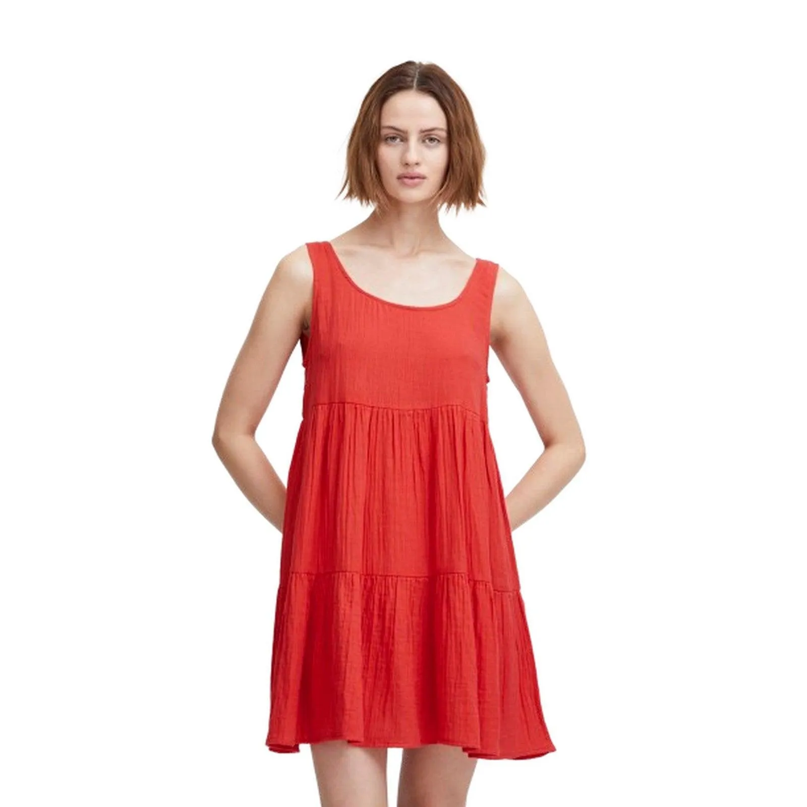 Vestiti casual Donna Ichi - Iafoxa Beach Dr - Rosso