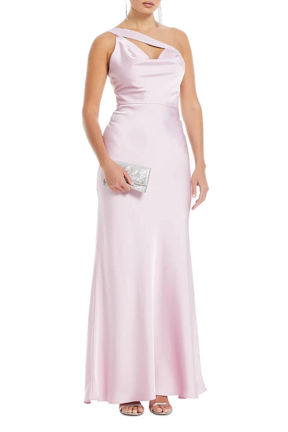 Vivian Asymmetrical Evening Gown