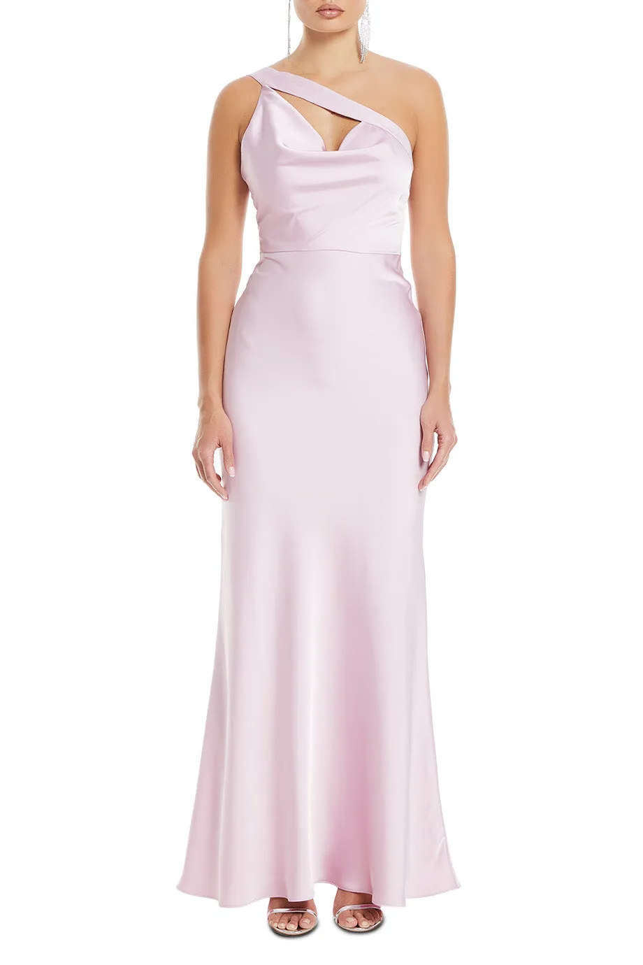 Vivian Asymmetrical Evening Gown